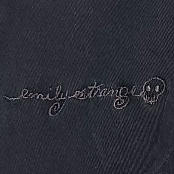 Emily The Strange Rare Vintage Y2K Black & Red Goth Dress Sample Medium Large - Picture 7 of 14